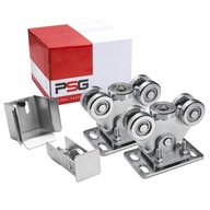 Vozík Vozík Valčekové valčeky pre posuvnú bránu 80x80 sada Set Vozík Vozík Valčekové valčeky pre posuvnú bránu 80x80 sada Set