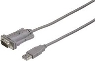 USB kábel Hama USB na sériový konvertor sivý