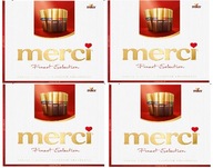 4x250g MERCI Červené pralinkové čokoládky