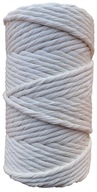 Bavlnená šnúra pre macrame Cream 100m 5mm Bavlnená šnúra pre macrame Cream 100m 5mm