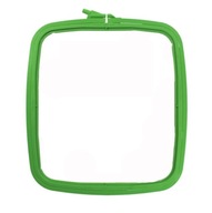 Plastová vyšívacia obruč 28 x 25 cm Nurge No.4 zelená, vysoká kvalita