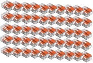 WAGO 221-412 RÝCHLOKONEKTOR 2x0,14-4 KONEKTOR x50 WAGO 221-412 RÝCHLOKONEKTOR 2x0,14-4 KONEKTOR x50