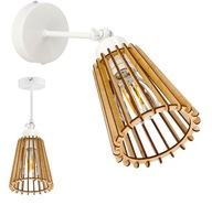 Nástenné svietidlo LAMP pre E27, loftový pohon, ekodrevo Nástenné svietidlo LAMP pre E27, loftový pohon, ekodrevo