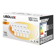 10x GU10 LED žiarovka 7,5W = 70W 790lm SMD 10x GU10 LED žiarovka 7,5W = 70W 790lm SMD