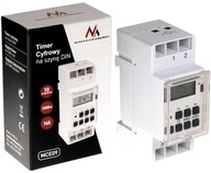 ČASOVÝ SPÍNAČ PROGRAMÁTORA PRE DIN LIŠTU 3600W LCD TÝŽDENNÝ SPÍNAČ MC ČASOVÝ SPÍNAČ PROGRAMÁTORA PRE DIN LIŠTU 3600W LCD TÝŽDENNÝ SPÍNAČ MC