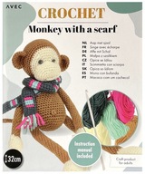 Sada na háčkovanie z plyšovej priadze Monkey Sada na háčkovanie z plyšovej priadze Monkey