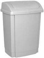 Odpadkový kôš Office Products s vekom 15l sivý Odpadkový kôš Office Products s vekom 15l sivý