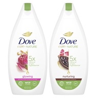 DOVE CARE BY NATURE SPRCHOVÝ GÉL SET 800ML