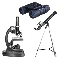 Edukačný set teleskop Opticon + mikroskop Opticon + ďalekohľad Opticon Edukačný set teleskop Opticon + mikroskop Opticon + ďalekohľad Opticon