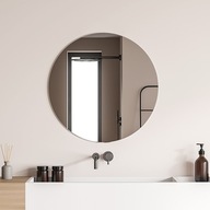 Okrúhle nástenné zrkadlo, zrkadlo do kúpeľne Ø80 cm