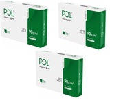 Kopírovací papier Poljet A4 90g 250 listov biely x3