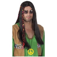 Hippie parochňa hippie maškarný outfit zo 70. rokov