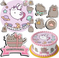 SET TORTOVÝCH TORT 20CM + 17 ZNAKOV - PUSHIN MAČKA + MENO 15CM 18CM SET TORTOVÝCH TORT 20CM + 17 ZNAKOV - PUSHIN MAČKA + MENO 15CM 18CM