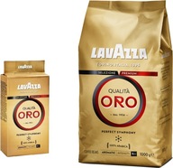 Zrnková káva + mletá Lavazza Qualita Oro