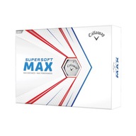 Golfové loptičky CALLAWAY SUPERSOFT MAX, biele 12 ks
