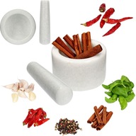 ŤAŽKÝ MRAMOROVÝ KUCHYŇSKÝ MORÁTOR NA KORENIE A BYLINKY s BROWIN PESTLE ŤAŽKÝ MRAMOROVÝ KUCHYŇSKÝ MORÁTOR NA KORENIE A BYLINKY s BROWIN PESTLE