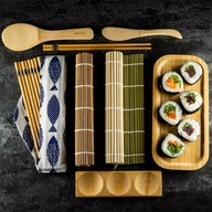 SÚPRAVA NA VÝROBU A PODÁVANIE SUSHI KINGHOFF SÚPRAVA NA VÝROBU A PODÁVANIE SUSHI KINGHOFF