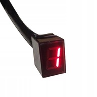 Univerzálny červený LED digitálny ukazovateľ prevodov W