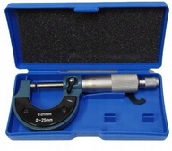 Analógový nónius mikrometer 0-25 mm