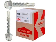 Samorezná pozinkovaná skrutka do ocele 6,3 mm x 38 mm 200 kusov od Wkręt-Met Samorezná pozinkovaná skrutka do ocele 6,3 mm x 38 mm 200 kusov od Wkręt-Met