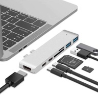 Adaptér 7v1 HUB USB-C HDMI PD SD Macbook Air PRO Adaptér 7v1 HUB USB-C HDMI PD SD Macbook Air PRO