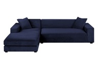 POTAH NA ROHOVÚ SEDAČKU VELVET NAVY 90-145 CM