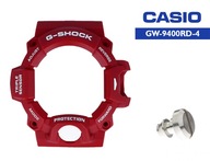 CASIO GW-9400RD G-SHOCK BEZEL SET červená ORIGINÁL a ozdobná skrutka CASIO GW-9400RD G-SHOCK BEZEL SET červená ORIGINÁL a ozdobná skrutka
