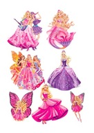 Potlač cukrovej pasty na tortu Barbie 3 Characters Potlač cukrovej pasty na tortu Barbie 3 Characters