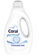 Coral, White+ biely prací prostriedok, 22 praní 1l Coral, White+ biely prací prostriedok, 22 praní 1l