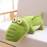Plyšová hračka veľký krokodíl, 80 cm, zelená