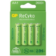 Batéria AA R6 2600mAh NiMH GP ReCyko (4ks blister)