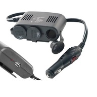 PREMIUM rozbočovač zapaľovača 3v1 + USB vrát. PREMIUM rozbočovač zapaľovača 3v1 + USB vrát.