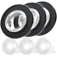 3x LED STROPNÉ SVETLÁ + ŽIAROVKA GU10 3x LED STROPNÉ SVETLÁ + ŽIAROVKA GU10