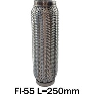 FLEXIBILNÝ KONEKTOR VÝFUKU FI-55 L=250mm