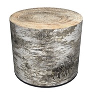 Taška BERTONI, cylindrická taška, vzor kmeň stromu, Breza
