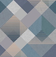 Moderná tapeta do obývačky s geometrickými vzormi Moderná tapeta do obývačky s geometrickými vzormi