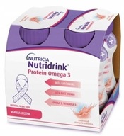 Nutridrink proteín Omega-3 s mangovou príchuťou broskyne 4x 125 ml Nutridrink proteín Omega-3 s mangovou príchuťou broskyne 4x 125 ml