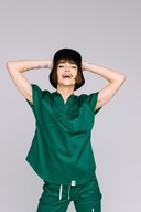 SPAWEAR MEDICAL MIKINA SONIA BOTTLE GREEN XL - pohodlie a elegancia SPAWEAR MEDICAL MIKINA SONIA BOTTLE GREEN XL - pohodlie a elegancia