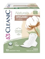 CLEANIC Naturals Bio hygienické vložky NA NOC 10 ks