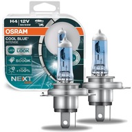 OSRAM H4 COOL BLUE INTENSE NEXT GEN NOVÁ GENERÁCIA BIELE ŽIAROVKY 5000K DUO