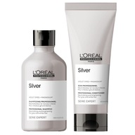 Loreal Silver sada šampónu na šedivé vlasy a neutralizačného kondicionéru