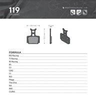 Brzdové doštičky Brenta Formula - T1, R1, CR3, RX Brzdové doštičky Brenta Formula - T1, R1, CR3, RX