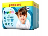 Plienky Lupilu Soft & Dry 5 Junior 88 ks.