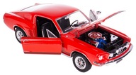 FORD MUSTANG GT 1967 MODEL METAL Welly 1:24 JÚN FORD MUSTANG GT 1967 MODEL METAL Welly 1:24 JÚN