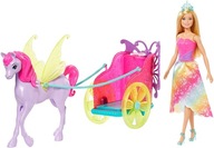 BARBIE PRINCEZNÁ VOZÍK PEGASUS KOČIAR GJK53 BARBIE PRINCEZNÁ VOZÍK PEGASUS KOČIAR GJK53
