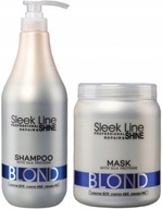 STAPIZ SLEEK LINE SET BLONDE SHAMPOO + MASKA 2x1L