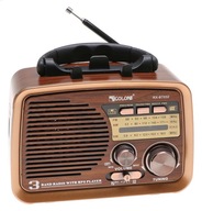PRENOSNÝ RETRO RETRO FM REPRODUKTOR Bluetooth MP3 USB PRENOSNÝ RETRO RETRO FM REPRODUKTOR Bluetooth MP3 USB
