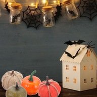 Tekvicové dekorácie na halloweensku dodávku domov