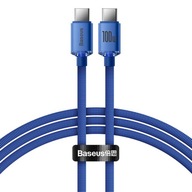 Baseus rýchly kábel USB typu C na typ C 100W 1,2m modrý Baseus rýchly kábel USB typu C na typ C 100W 1,2m modrý