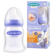 LANSINOH Fľaša 160 ml + cumlík NaturalWave LANSINOH Fľaša 160 ml + cumlík NaturalWave
